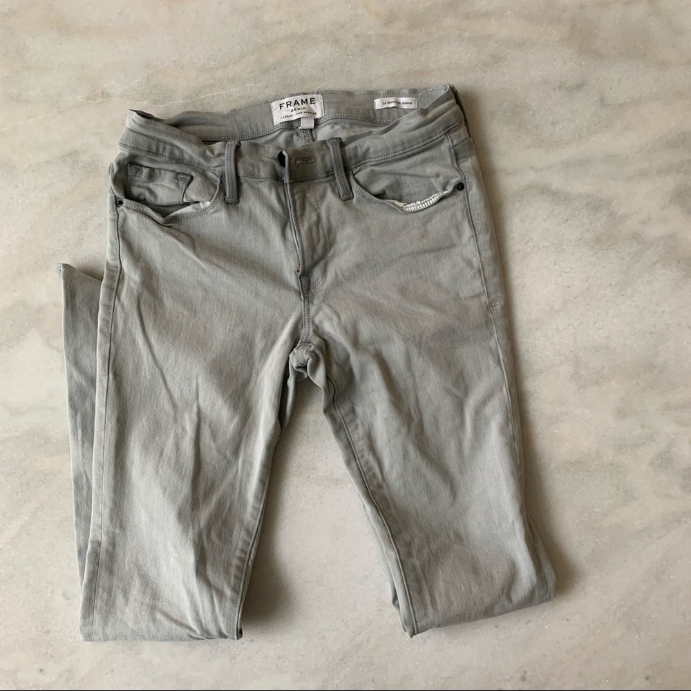 Frame Le skinny Jeanne grey 28 jeans